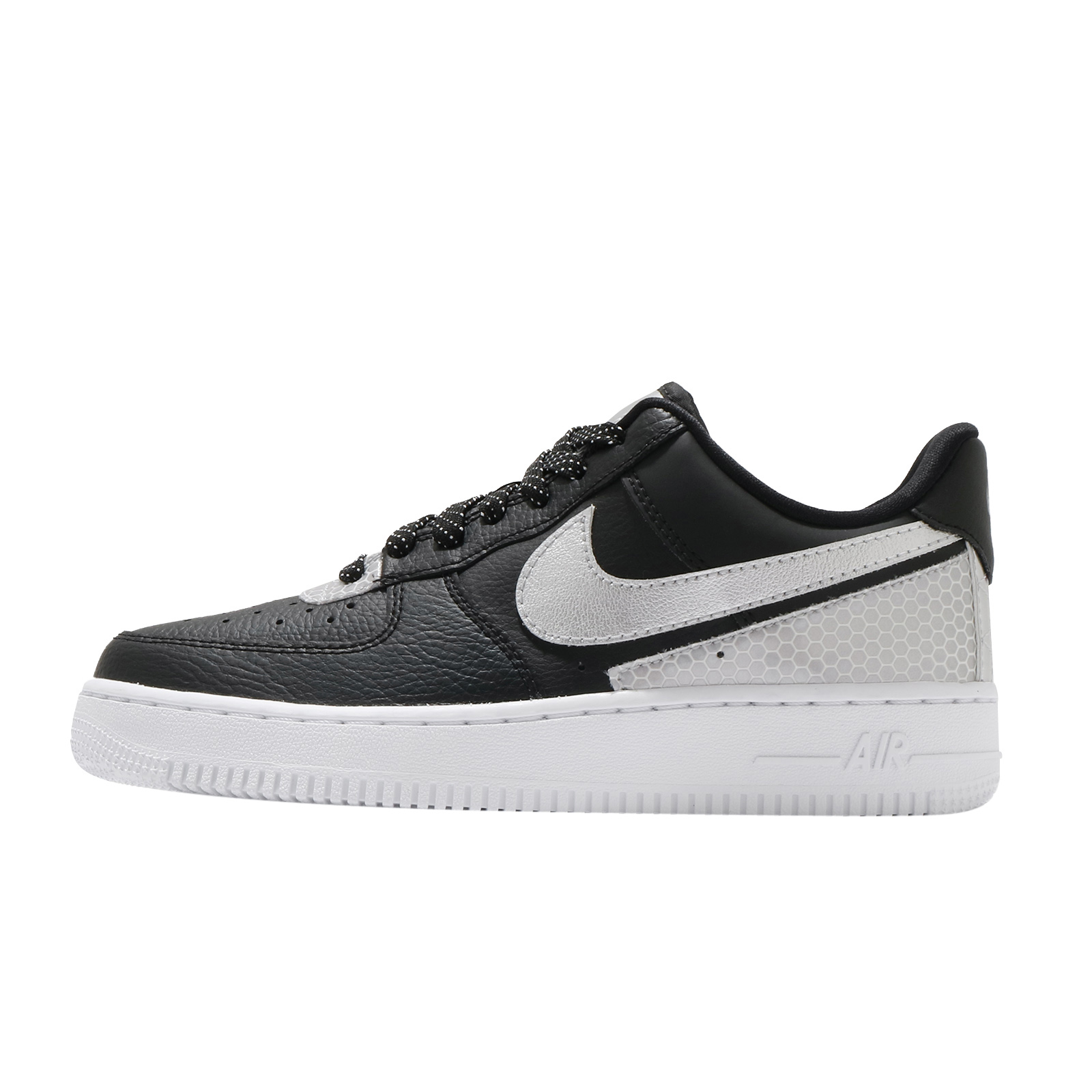 3M x Nike WMNS Air Force 1 07 SE Black Reflect Silver