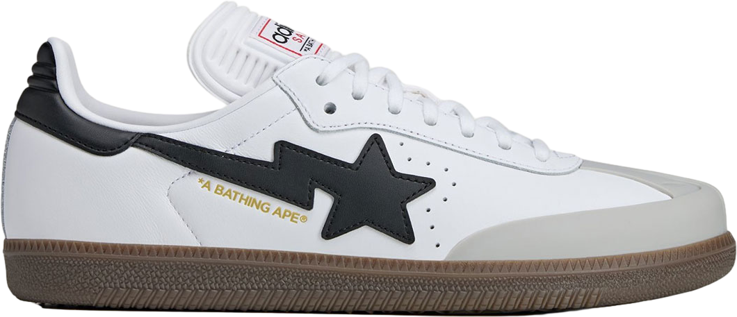 A Bathing Ape x Adidas Samba Cloud White / Core Black - Sep 2025