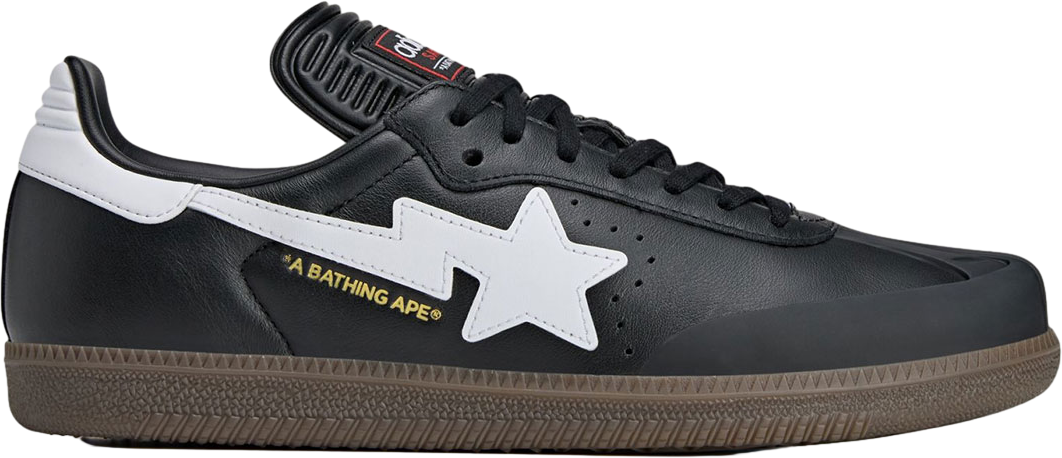 A Bathing Ape x Adidas Samba Core Black / Cloud White - Sep