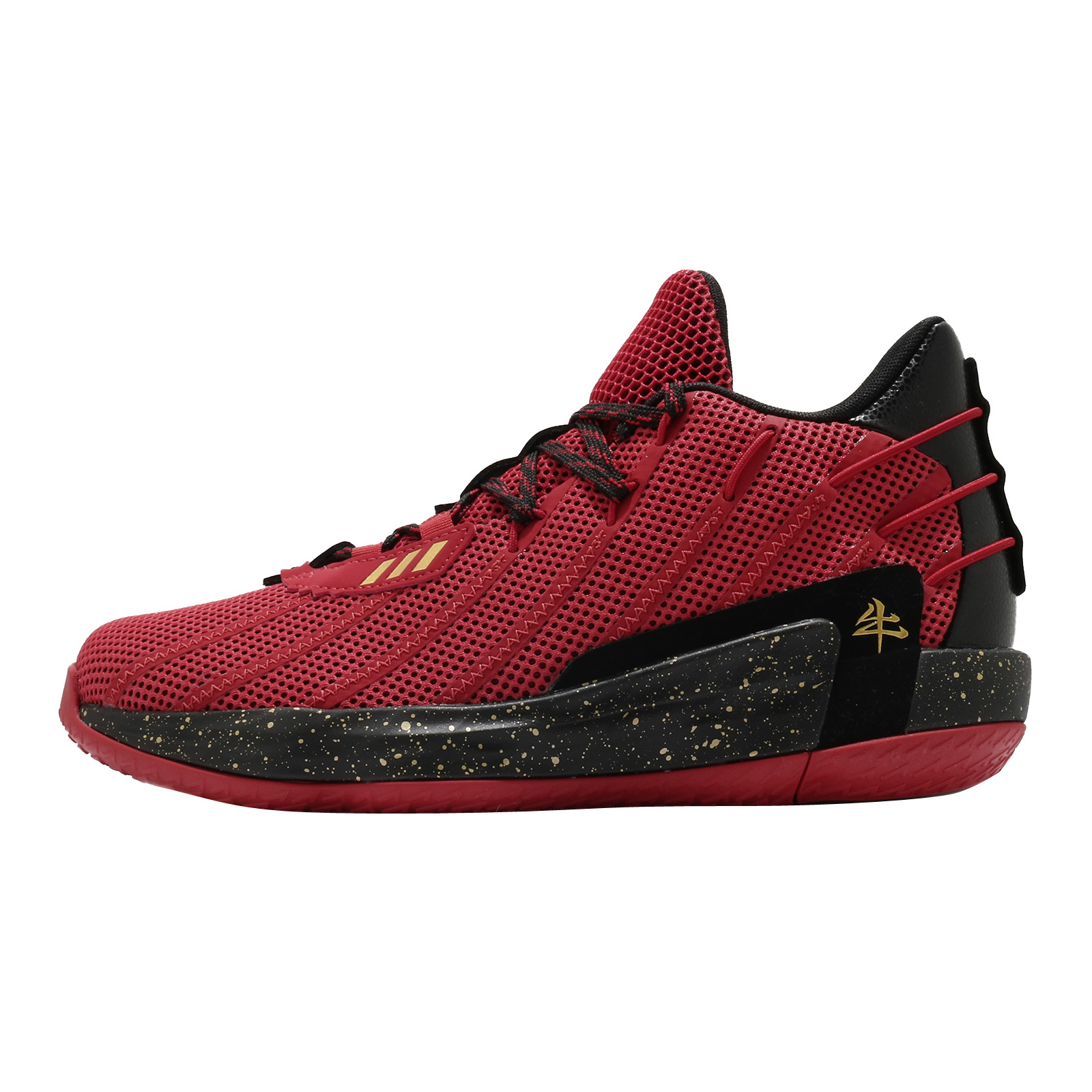 adidaa Dame 7 GCA Scarlet Gold Metallic Core Black