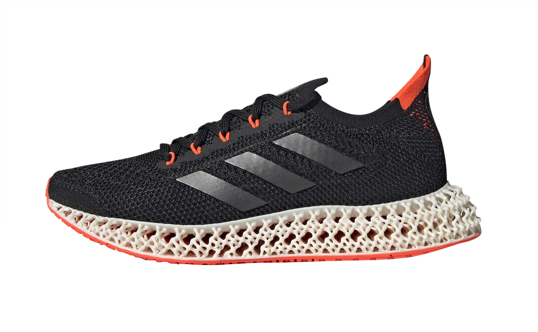 adidas 4DFWD Core Black Solar Red