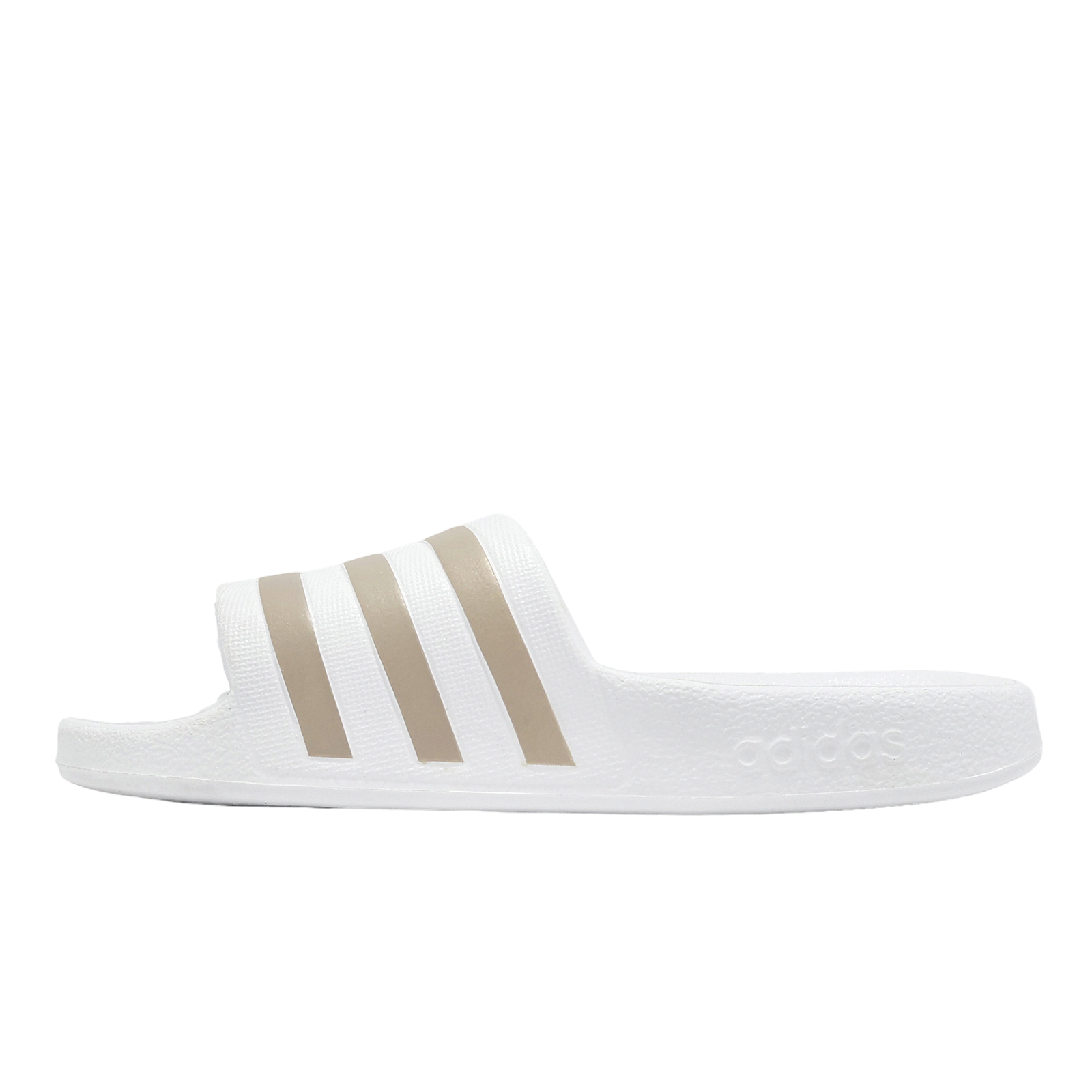 Adidas Adilette Aqua Cloud White / Platinum Metallic