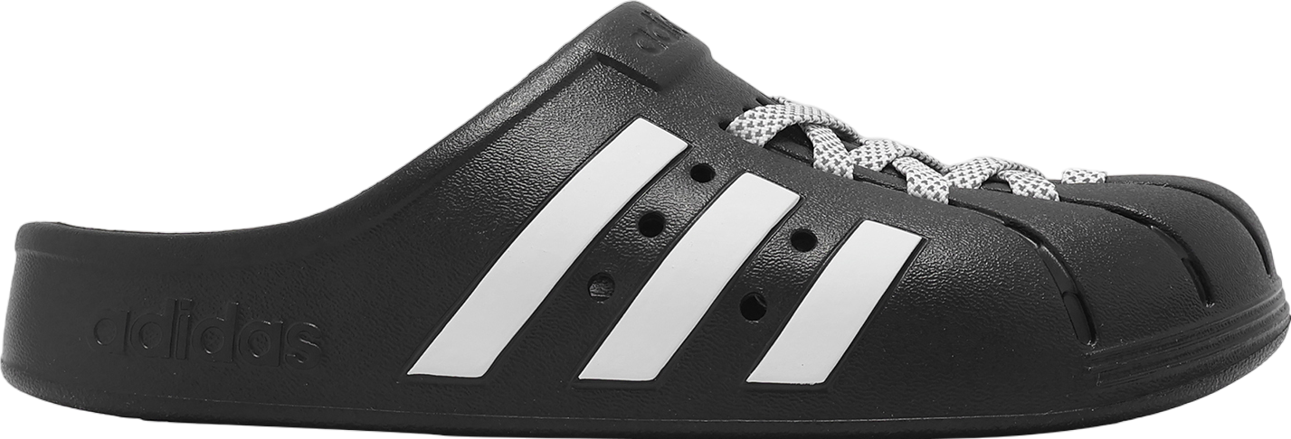 Adidas Adilette Clog Core Black / Footwear White - Oct 2024