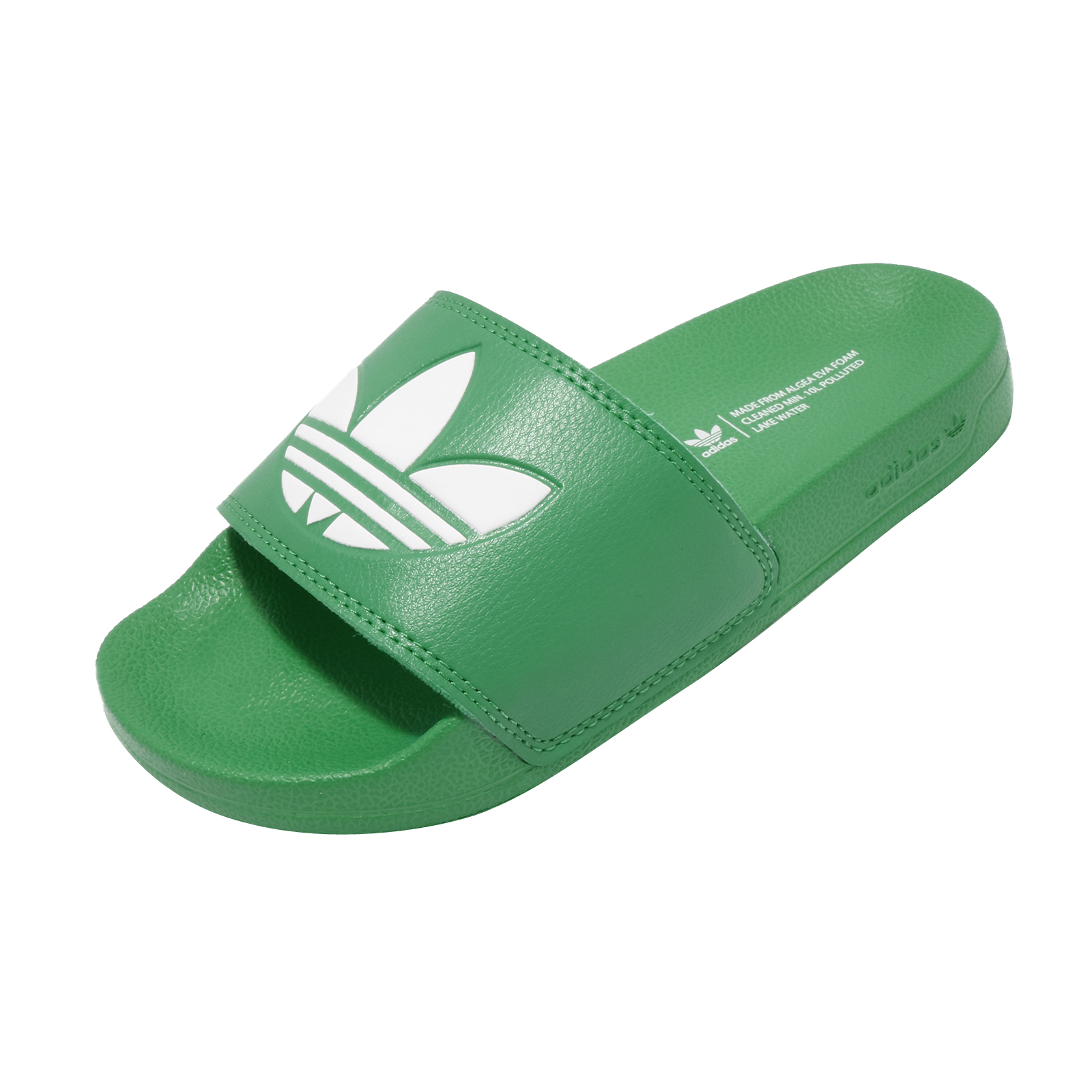 adidas Adilette Lite Vivid Green Cloud White