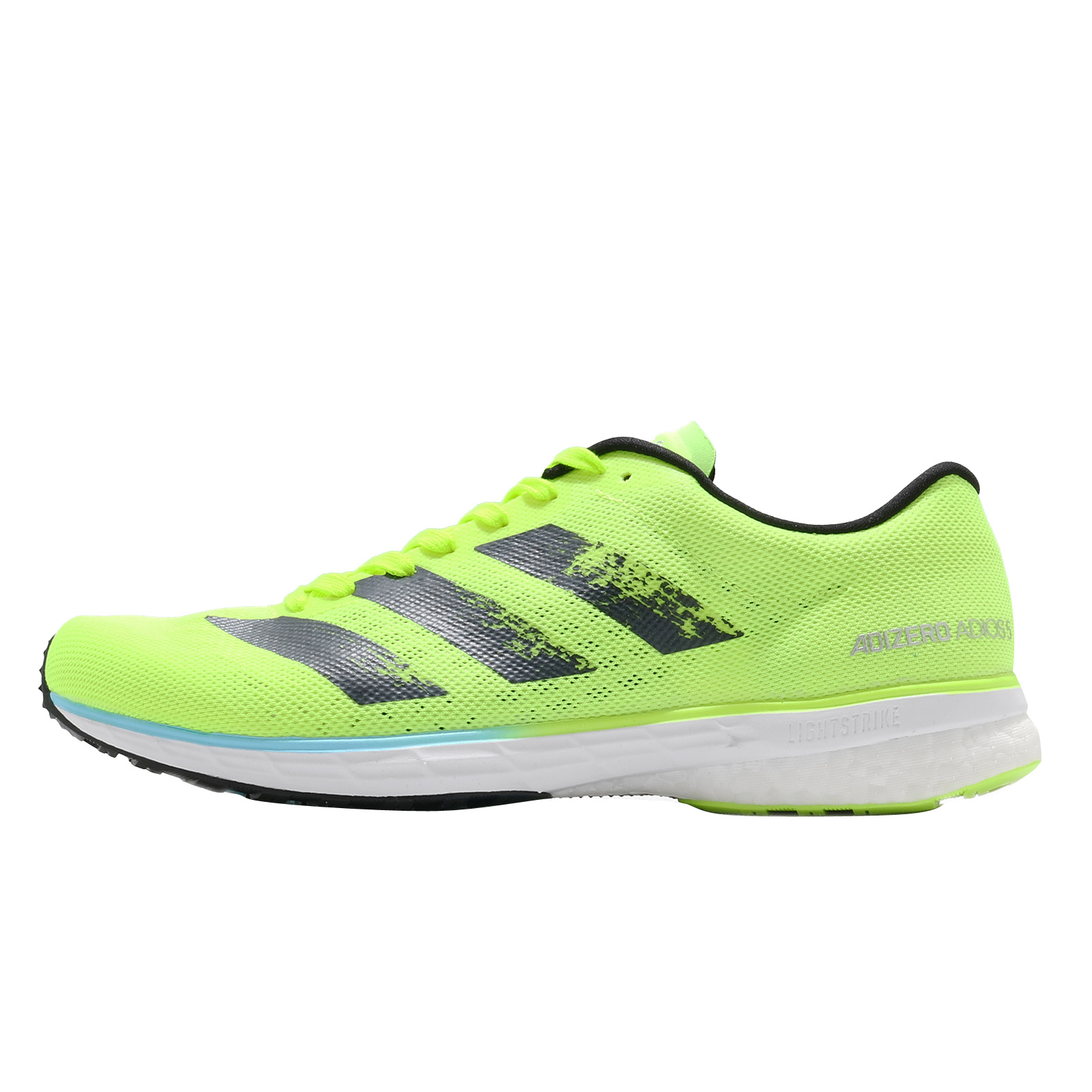 adidas Adizero Adios 5 Solar Yellow Core Black Clear Aqua