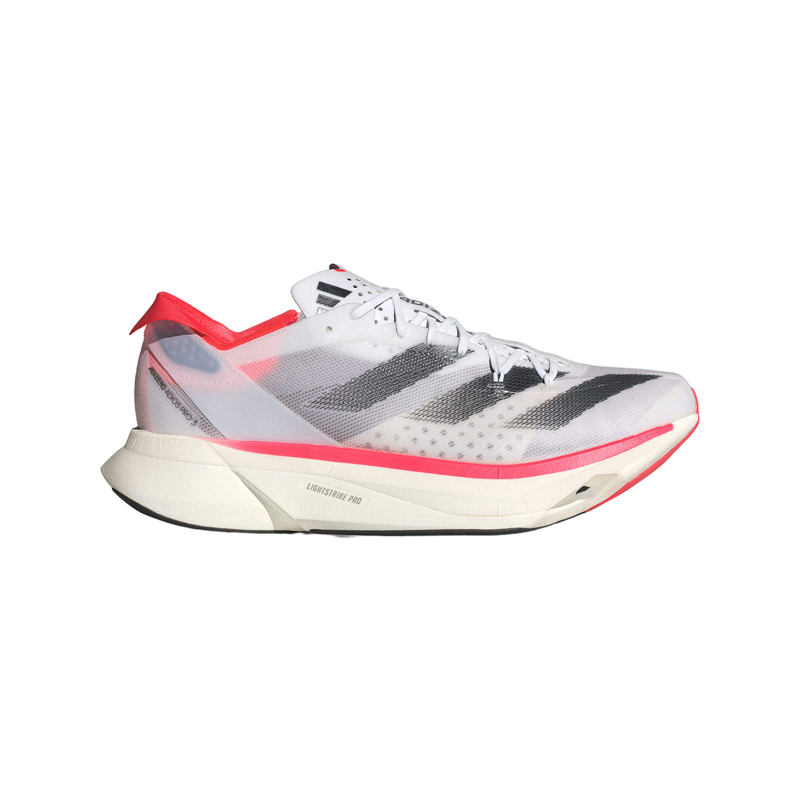 Adidas Adizero Adios Pro 3 M White/ Black / Solar Red