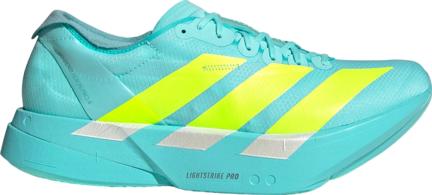 Adidas Adizero Adios Pro 4 Flash Aqua / Lucid Lemon - Jun 2025
