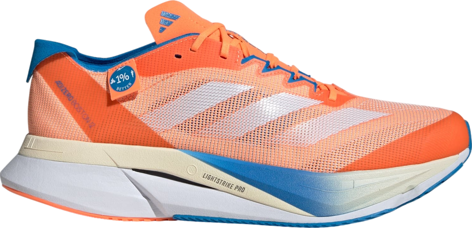 Adidas Adizero Boston 12 Wide WMNS Screaming Orange / Cloud White