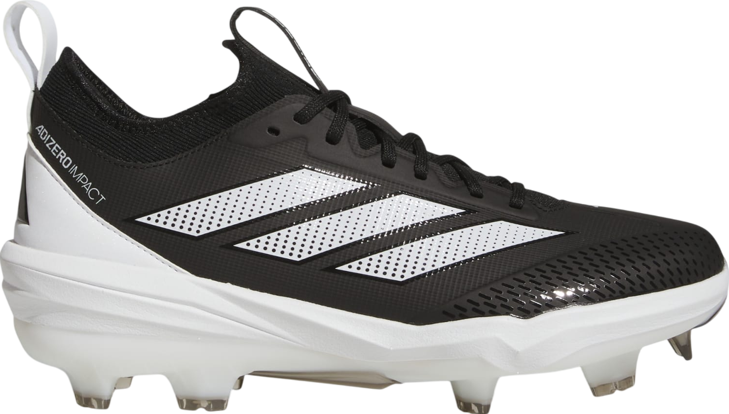 NEW ADIDAS men\'s adizero impact tpu baseball cleats in cloud white / core black Amazon.com | adidas Men main image 4