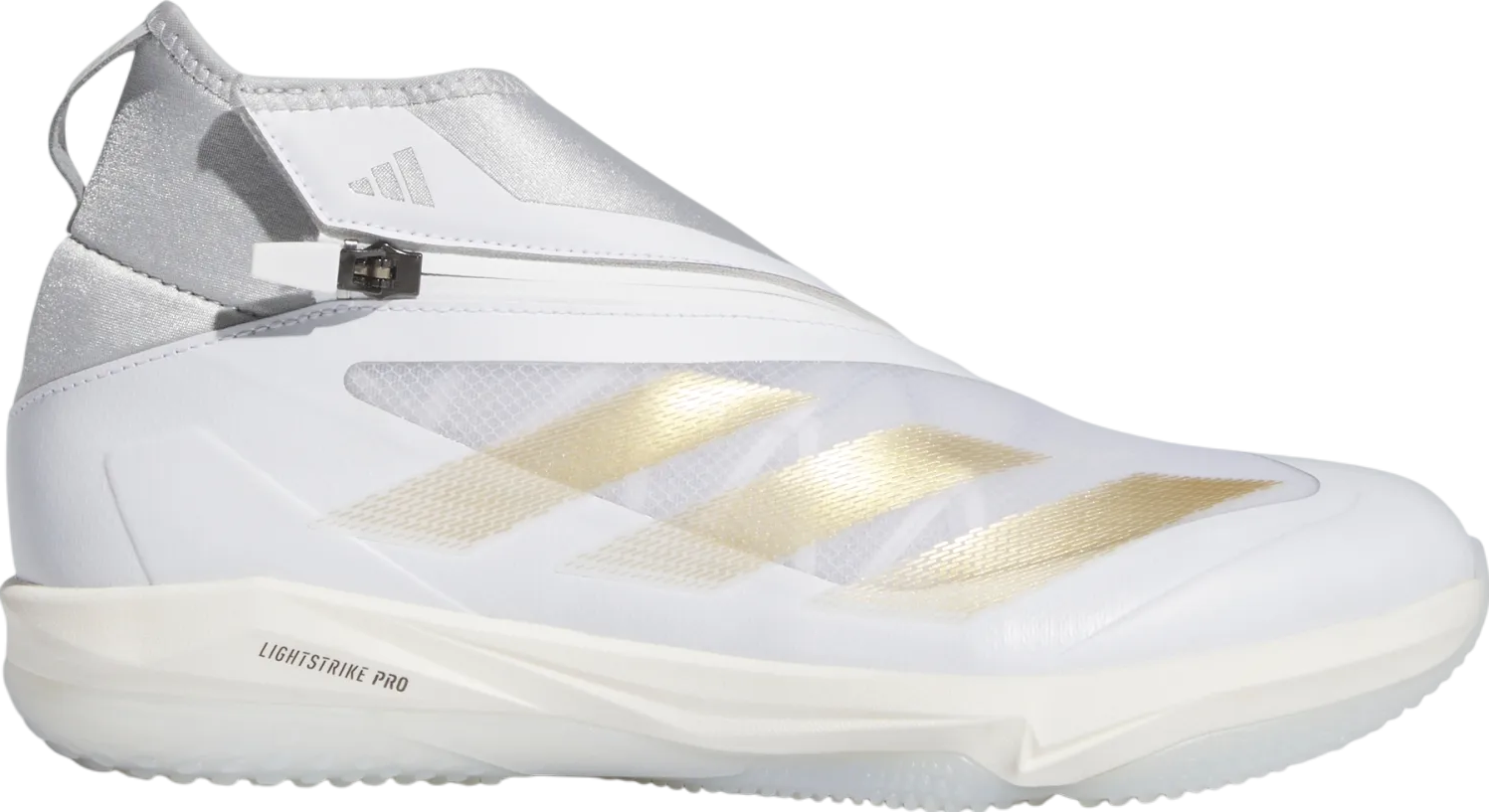 Adidas Adizero Impact+ Turf Baseball Cloud White / Gold Metallic