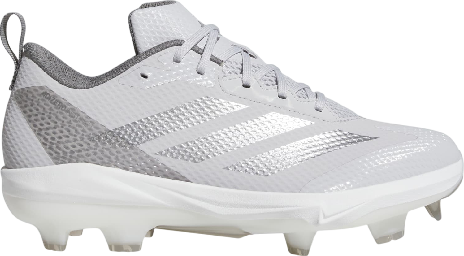 【新品】adidas adizero afterburner シルバー 26.5 NIKE アディダス 金具スパイク adidas 野球 スパイク カラー