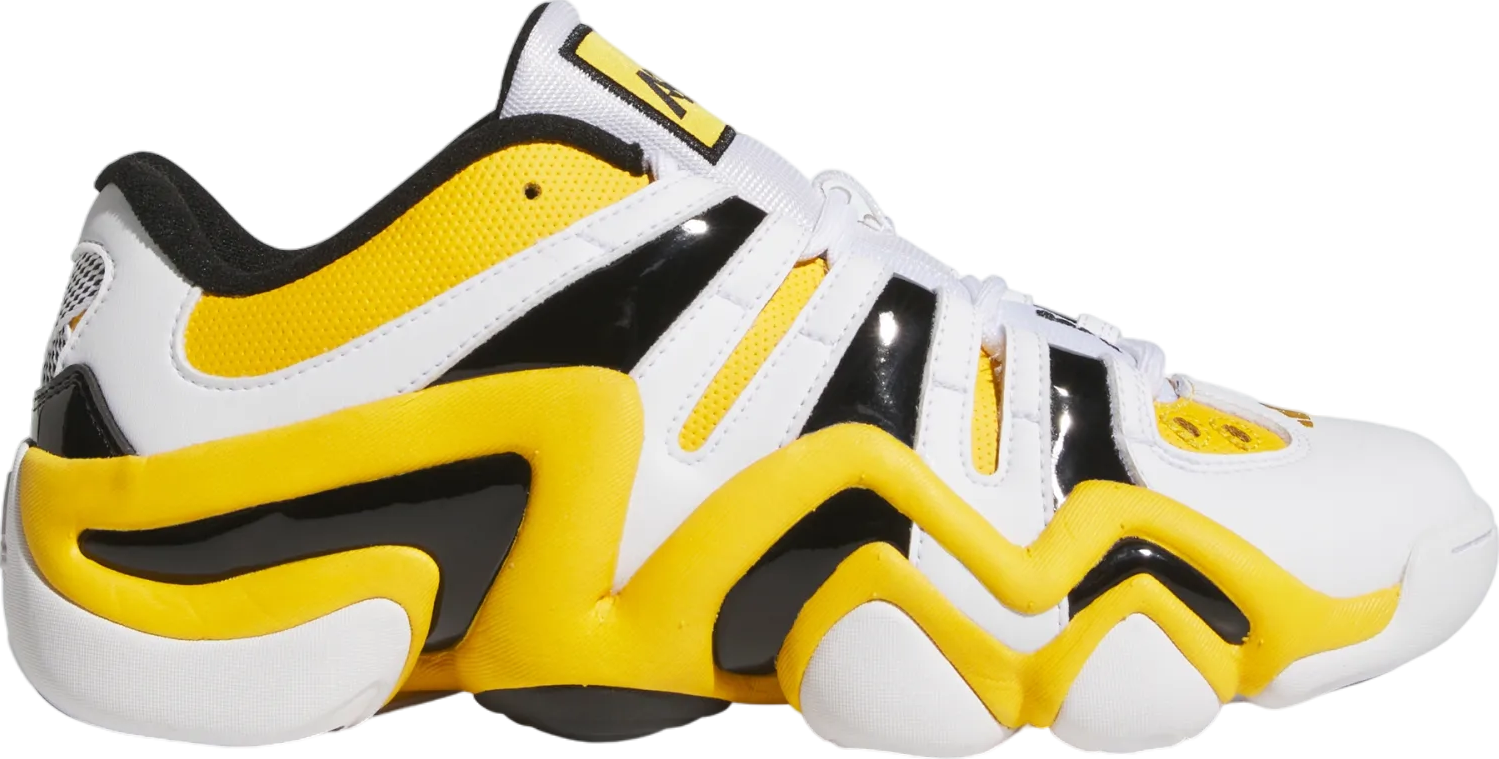 Adidas Alcorn State Crazy 8 Low Cloud White / Goldenrod