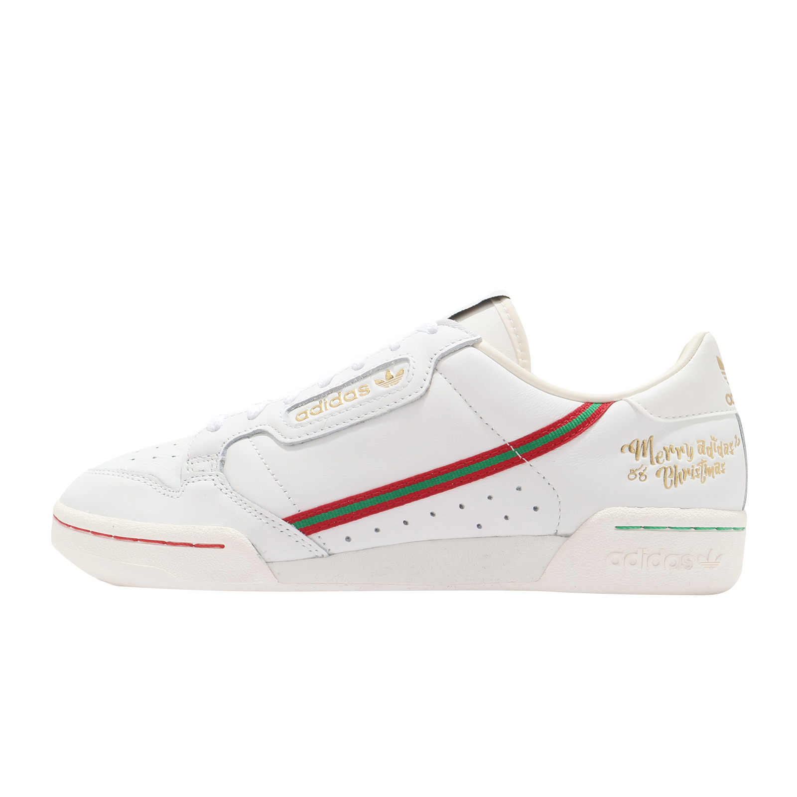 adidas Continental 80 Chalk White Scarlet Green