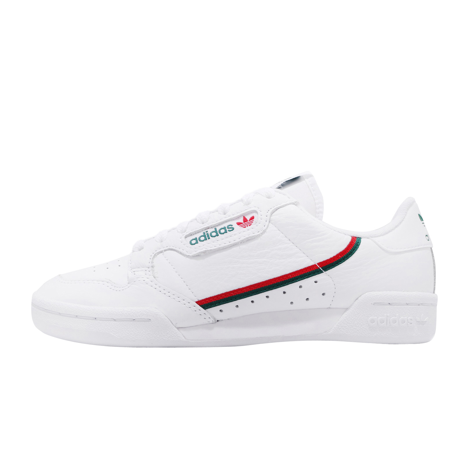 adidas Continental 80 Footwear White Collegiate Green Scarlet