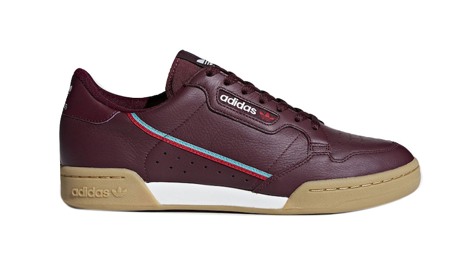 adidas Continental 80 Maroon