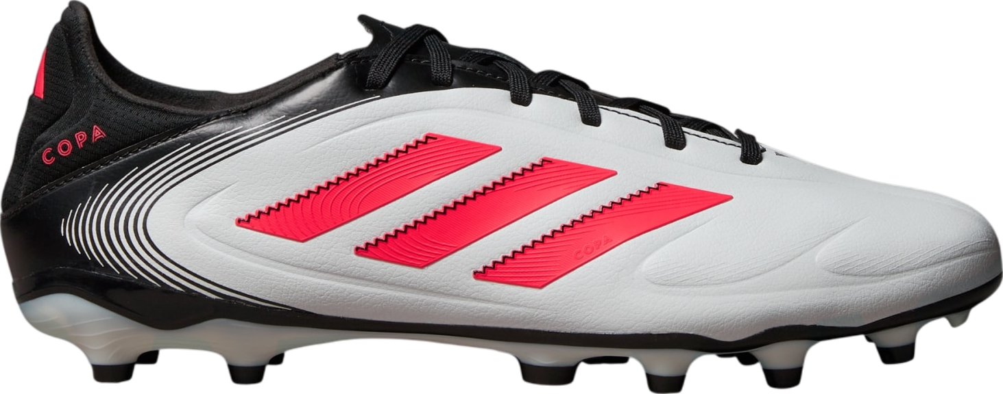 Adidas Black and White Indoor Cleats with Vibrant Red Accents Copa Pure 4 Elite FG [Core Black/Ftwr White/Lucid Red  main image 2