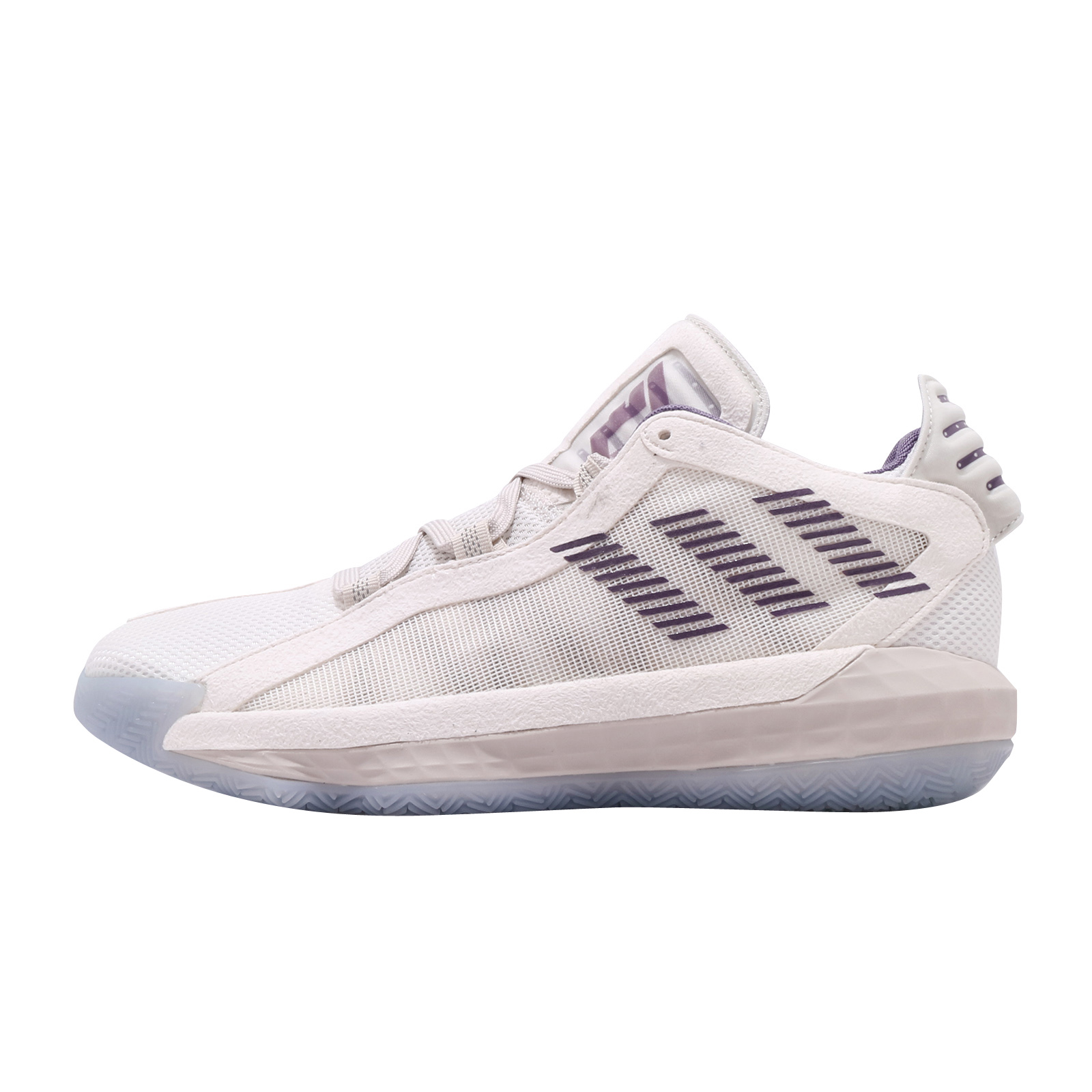 adidas Dame 6 Chalk White Tech Purple