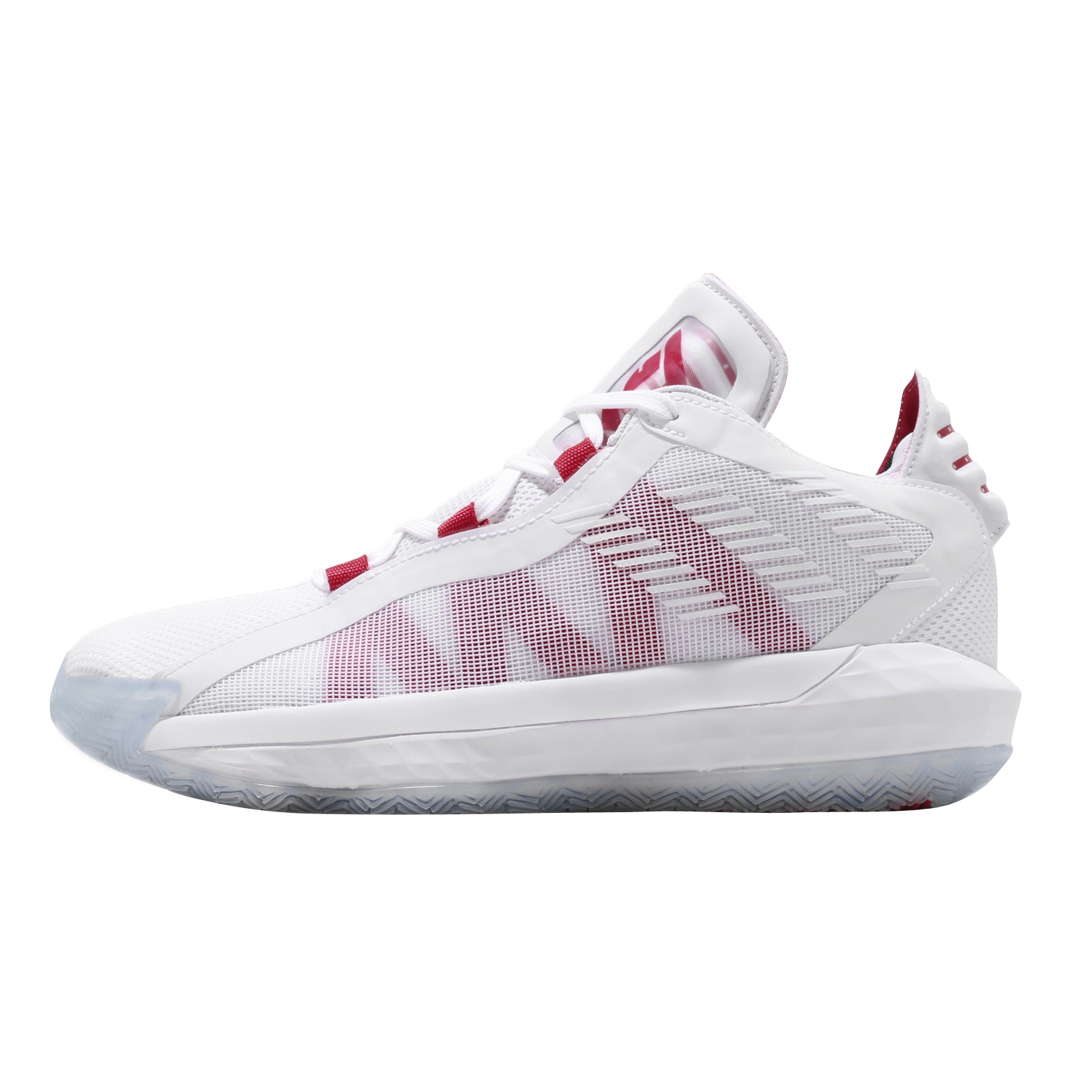 adidas Dame 6 Cloud White Scarlet