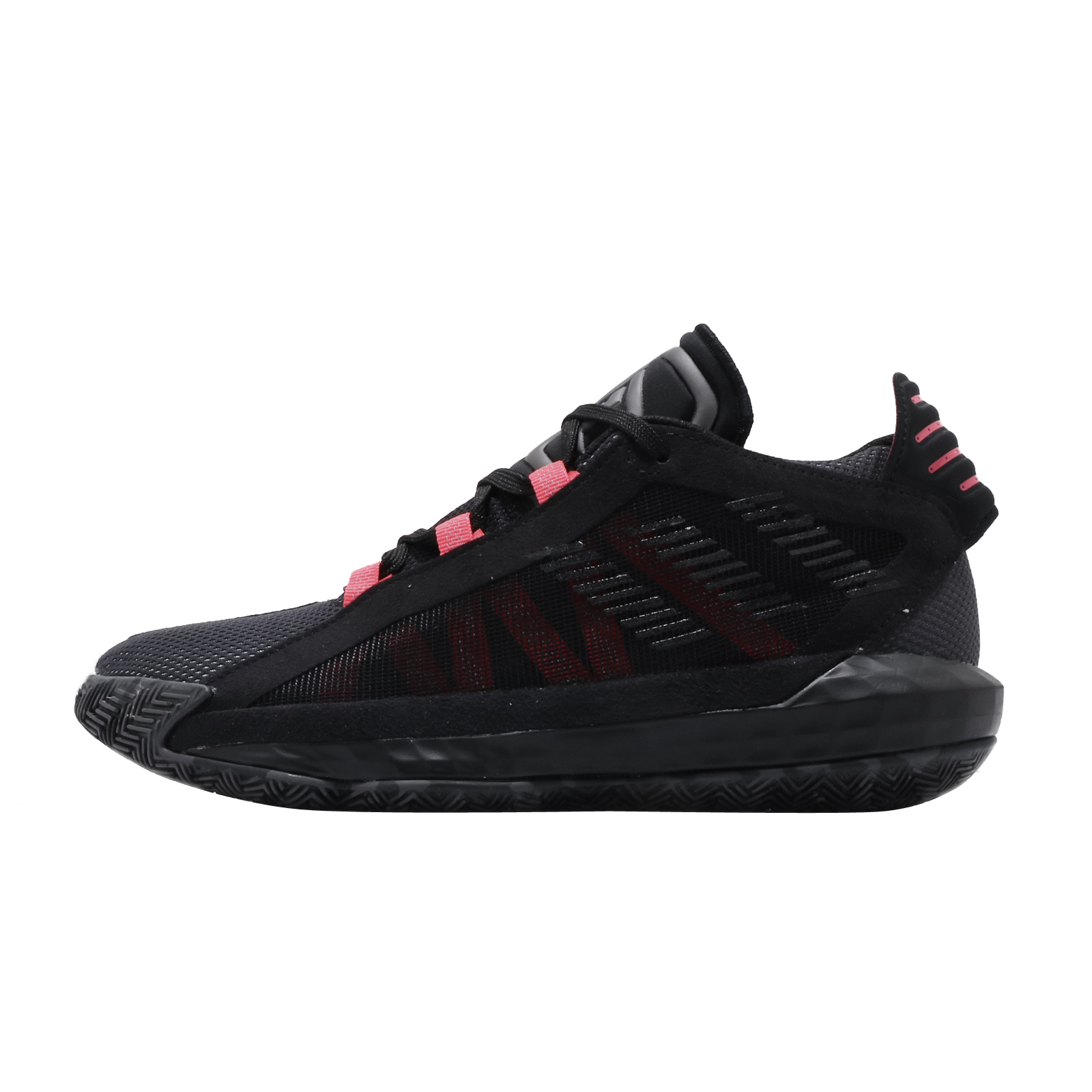 adidas Dame 6 GS Core Black Shock Red