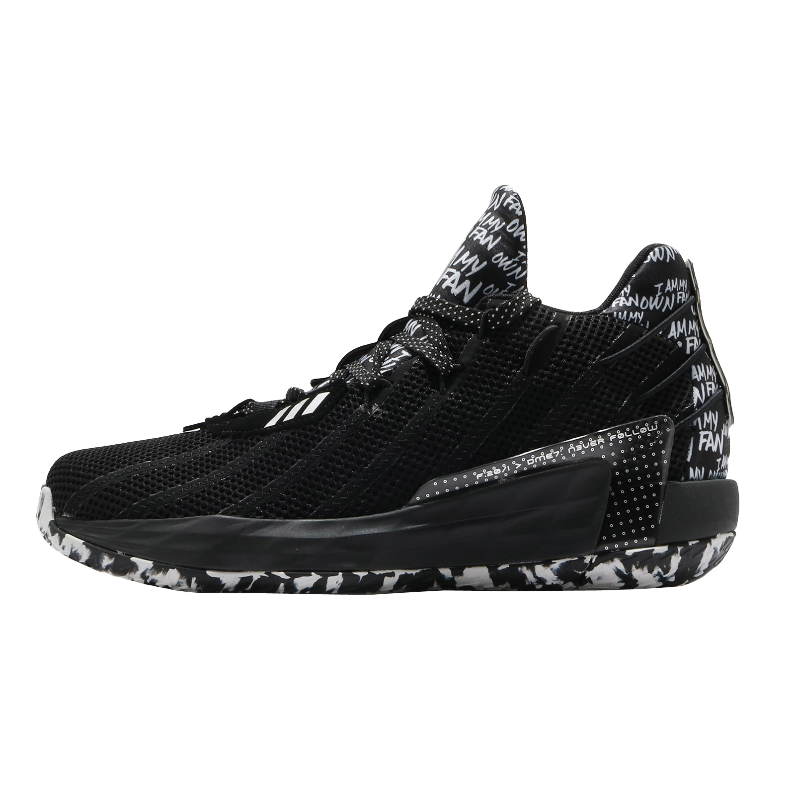 adidas Dame 7 GCA Core Black Silver Metallic