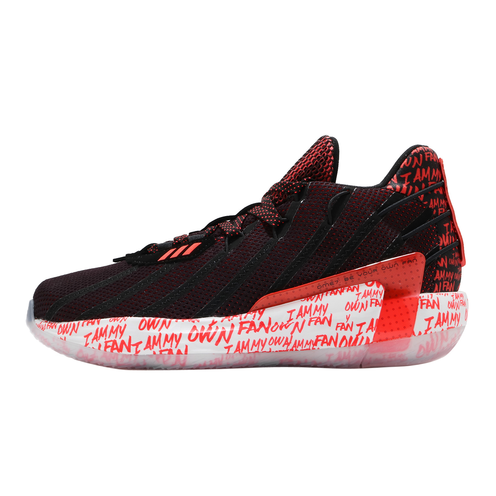 adidas Dame 7 GCA Core Black Solar Red