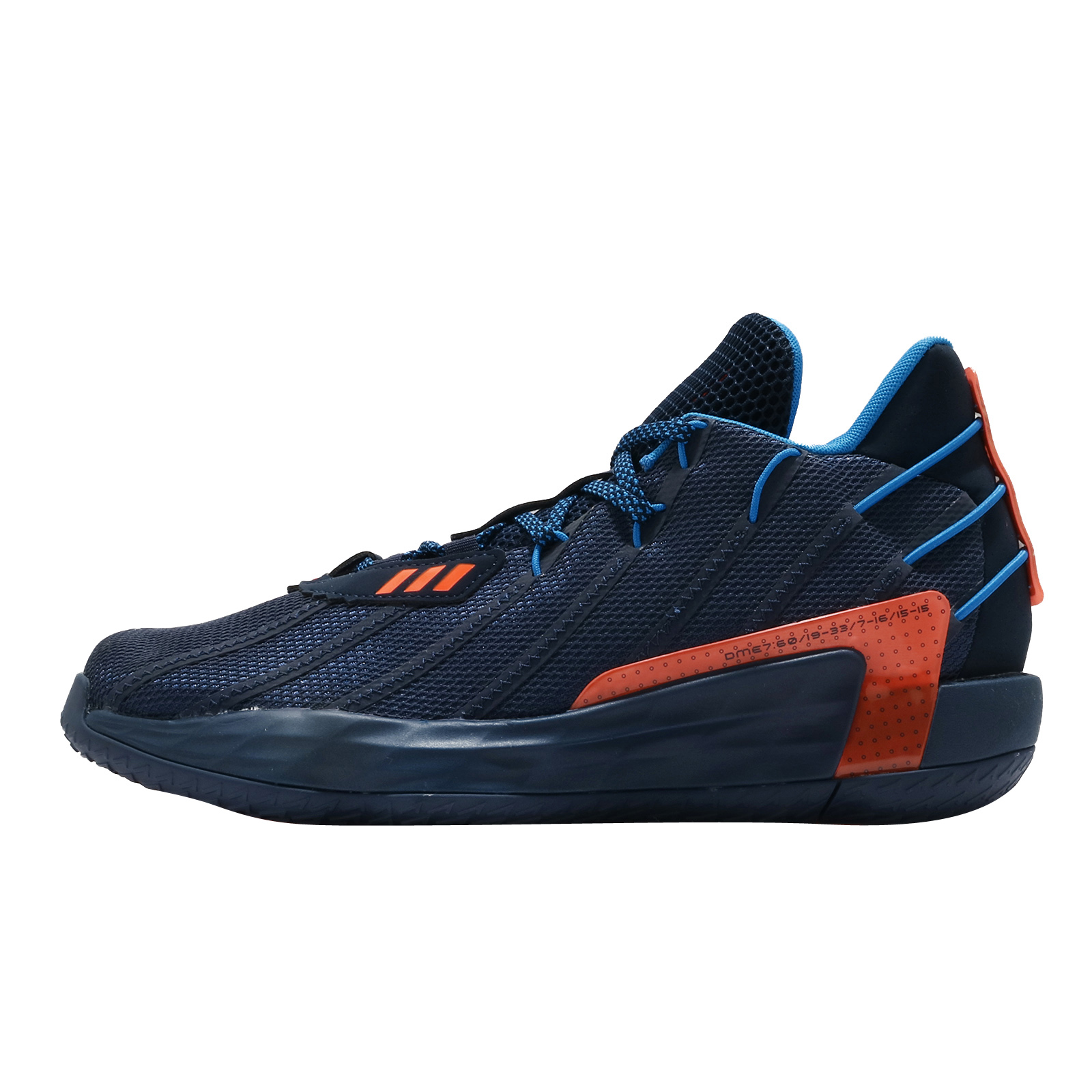 adidas Dame 7 GCA Team Navy Bright Blue Team Solar Orange