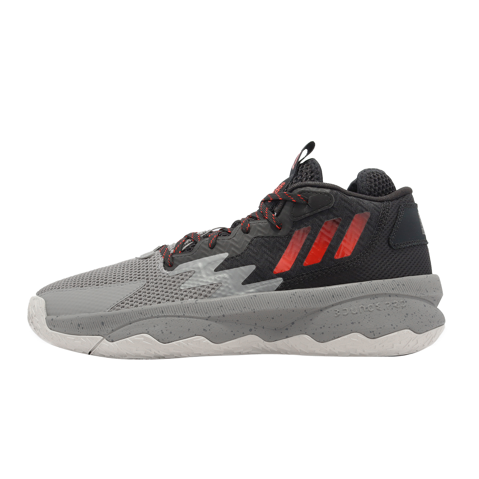 adidas Dame 8 Grey Three Red