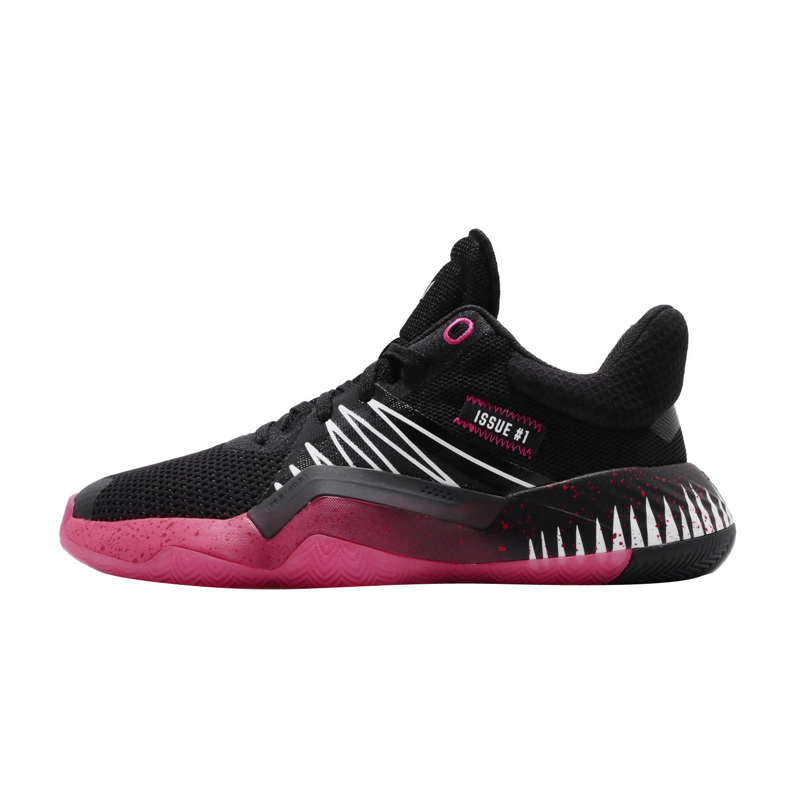 adidas DON Issue 1 GS Core Black Shock Pink Cloud White