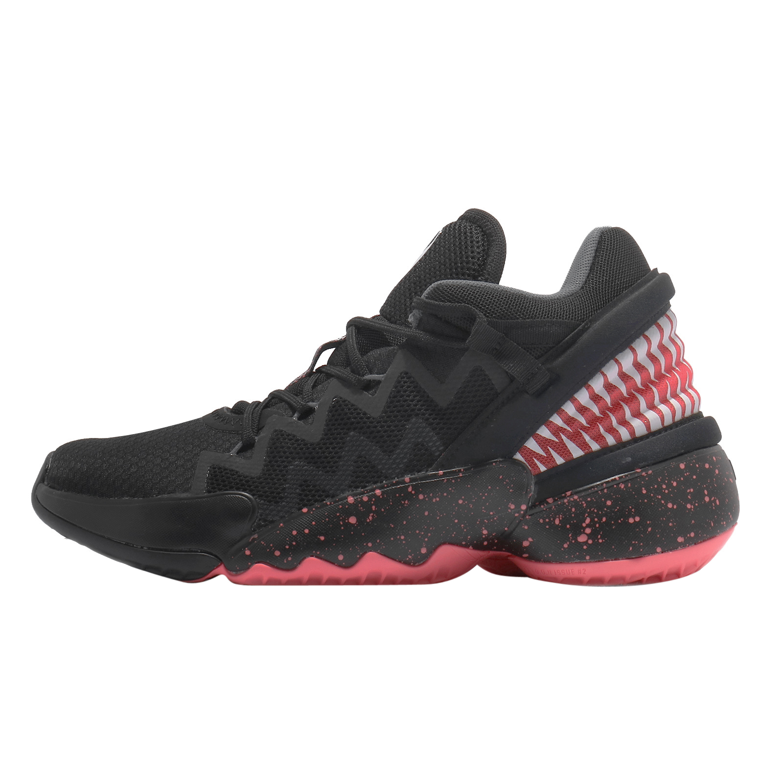 adidas DON Issue 2 GS Core Black Signal Pink