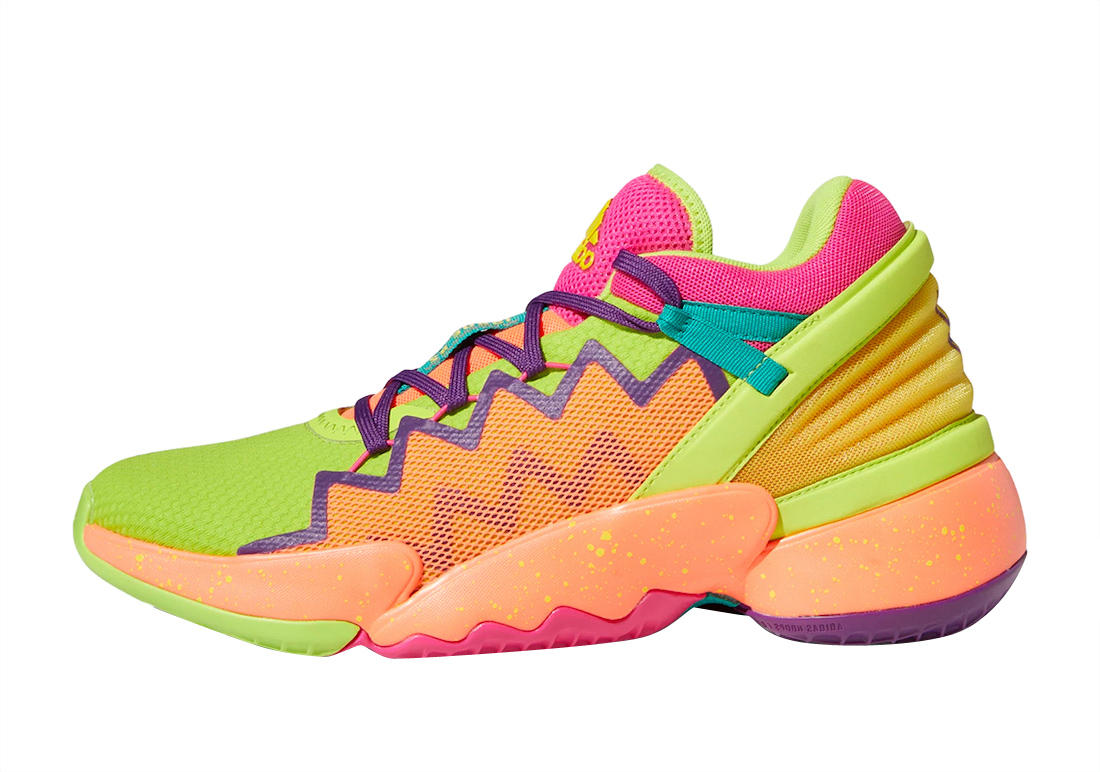 adidas DON Issue 2 Shock Pink Solar Slime