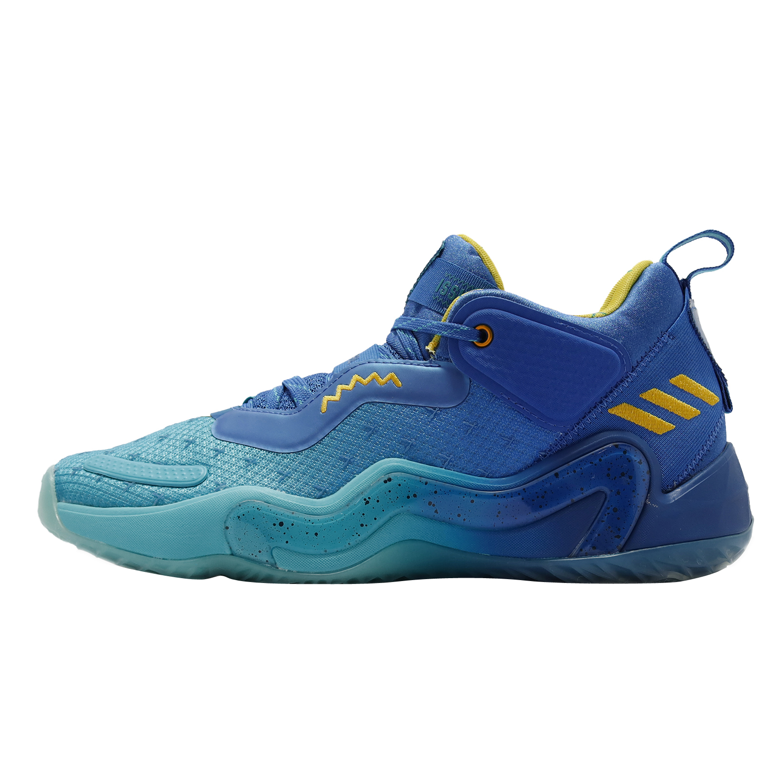 adidas DON Issue 3 Blue Yellow Bright Cyan