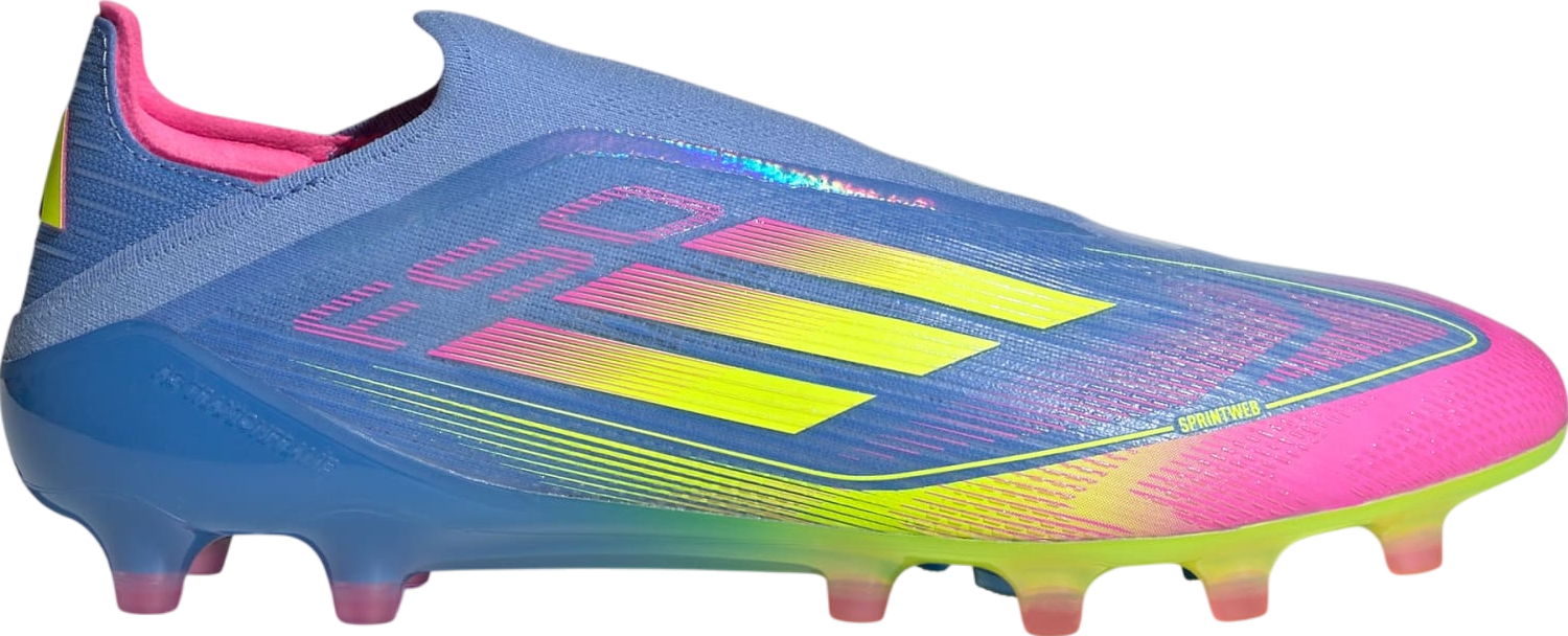 Adidas F50 Elite Laceless AG Blue Fusion / Lucid Lemon - Mar