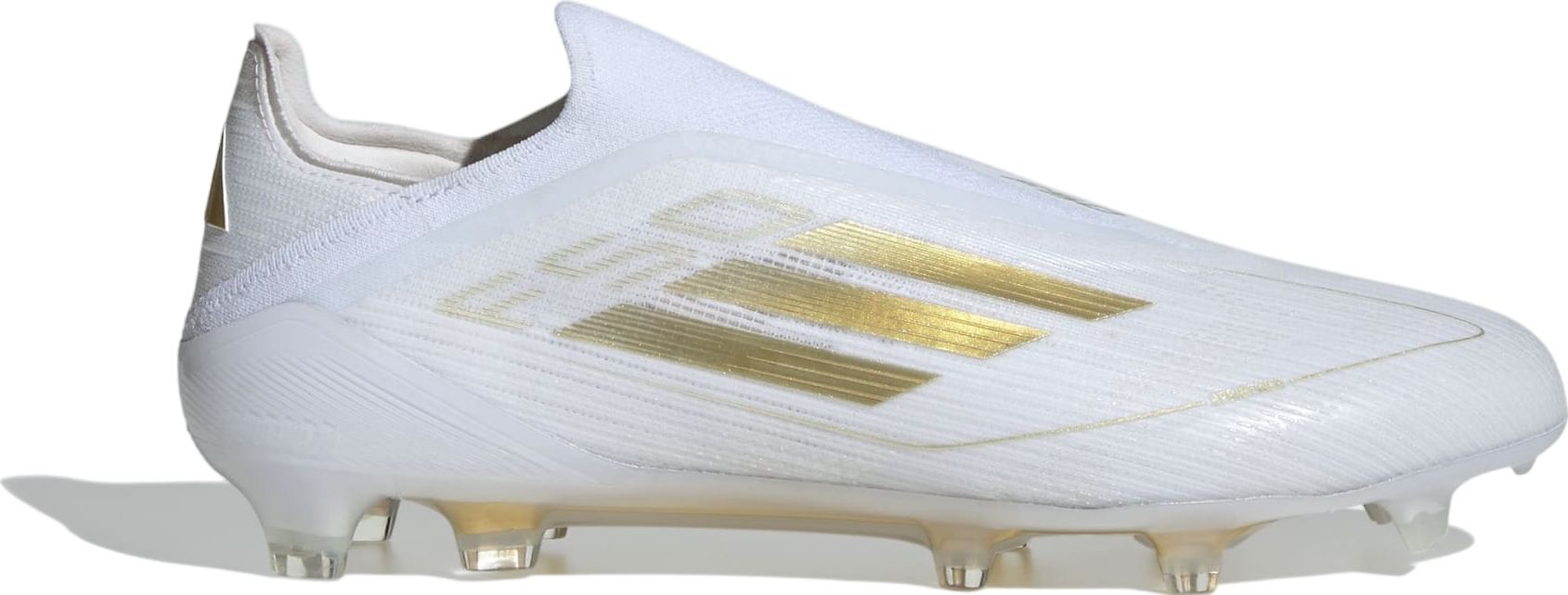 Adidas F50 Laceless Elite FG WMNS Cloud White / Gold Metallic