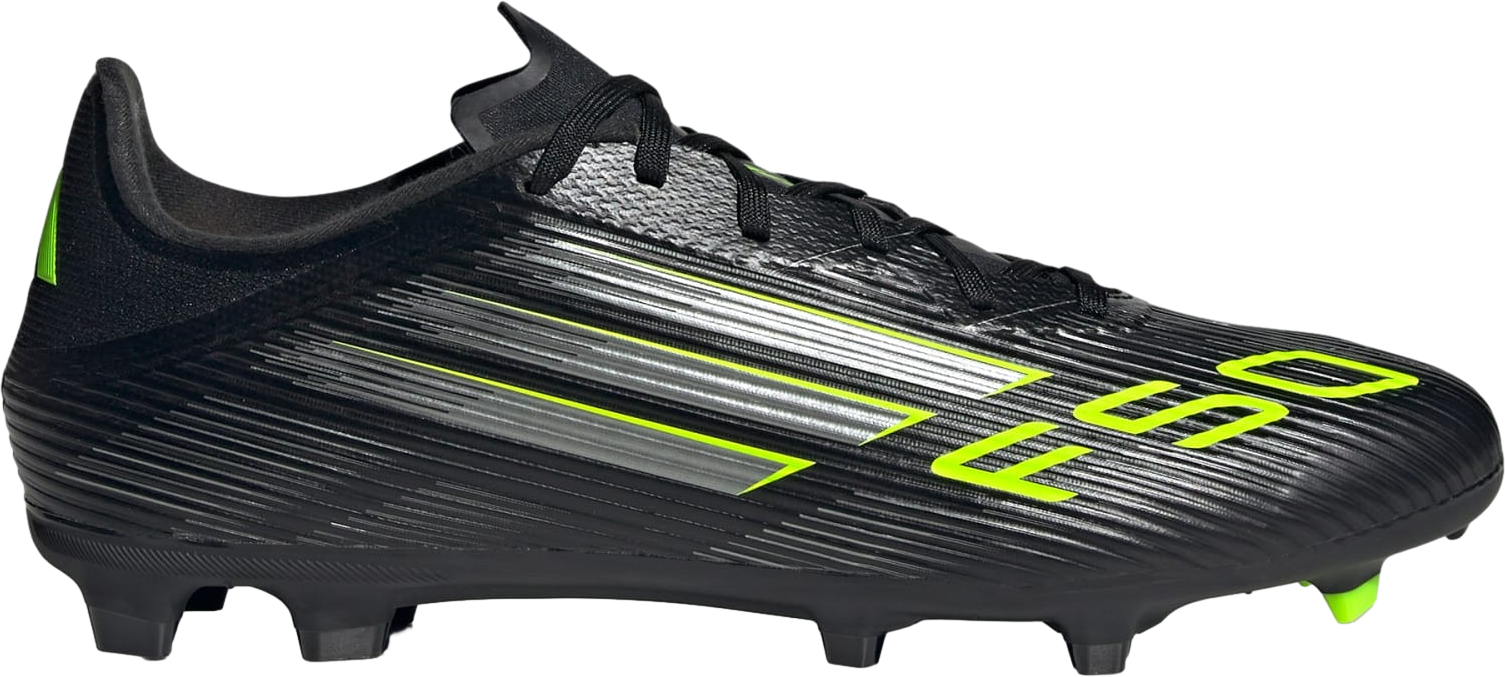 Adidas F50 League FG/MG Core Black / Iron Metallic / Lucid