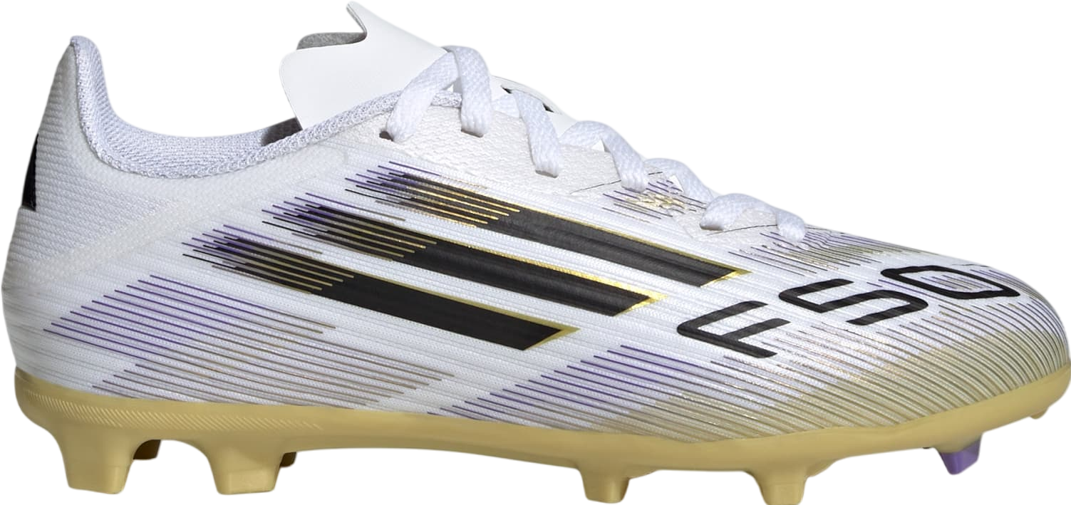 Adidas F50 Elite Laceless FG GS Cloud White / Core Black