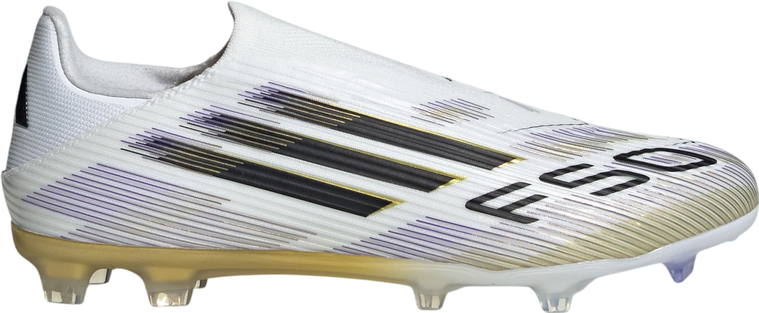 Adidas F50 League Laceless FG/MG Cloud White / Core Black