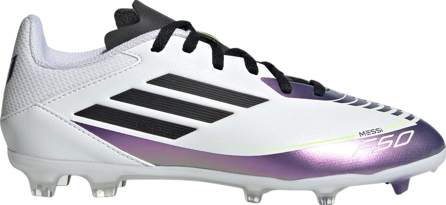 adidas F50 MESSI ホワイト/パープル adidas F50 League FG/MG Messi Soccer Cleats White Purple