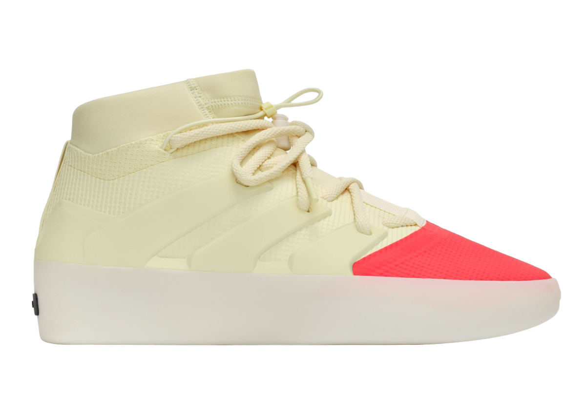 adidas Fear of God Athletics 1 Basketball Desert Yellow Indiana Red