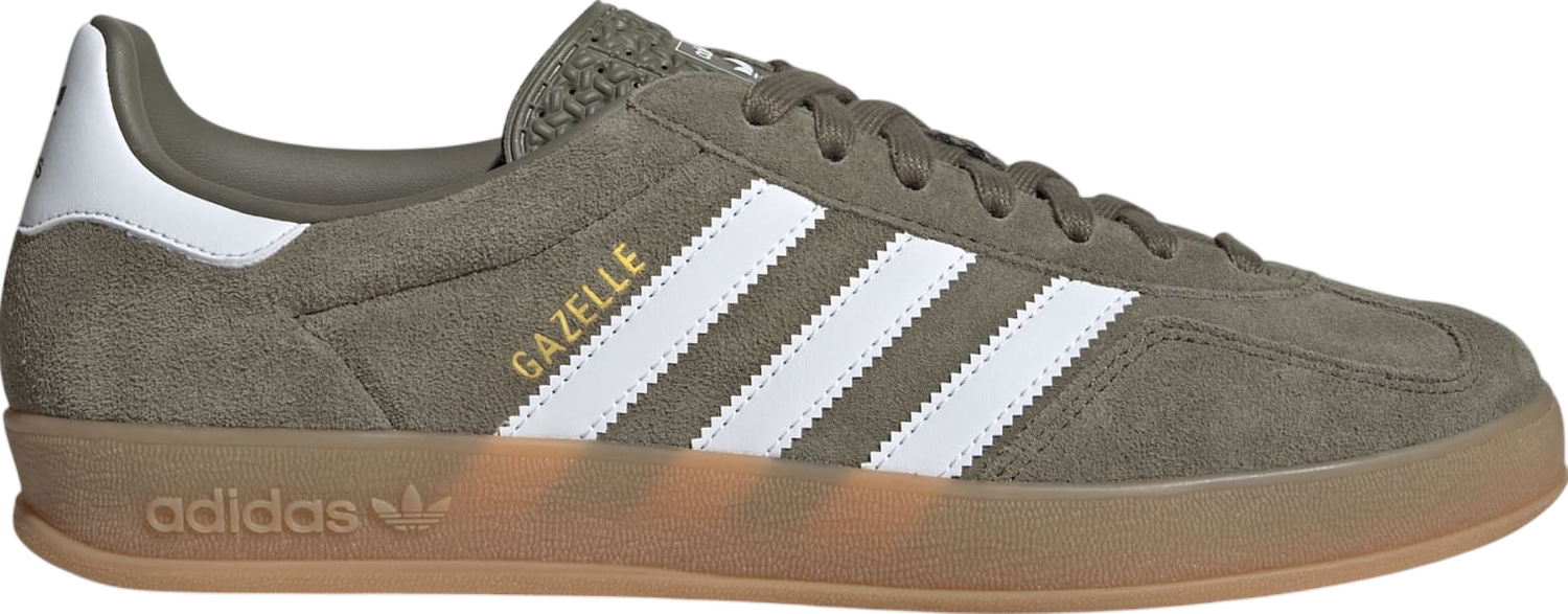 Adidas Gazelle Indoor Olive Strata / Cloud White - Dec 2024