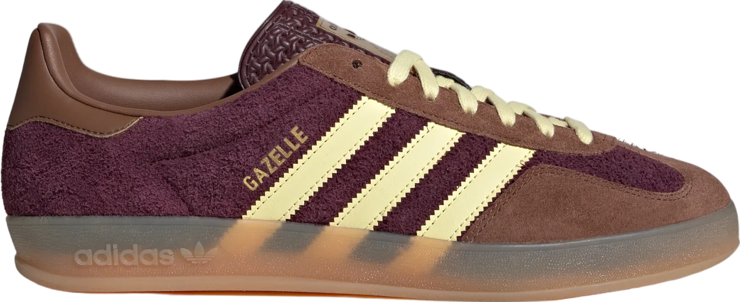 Adidas Gazelle Indoor WMNS Maroon / Almost Yellow - Sep 2024