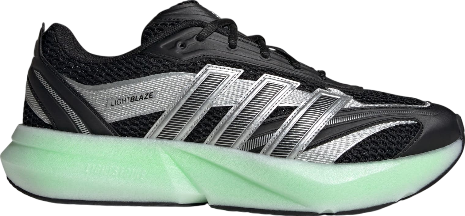 クローズ & ビルド . 21 Adidas Lightblaze Glow Core Black / Silver Metallic - Jun