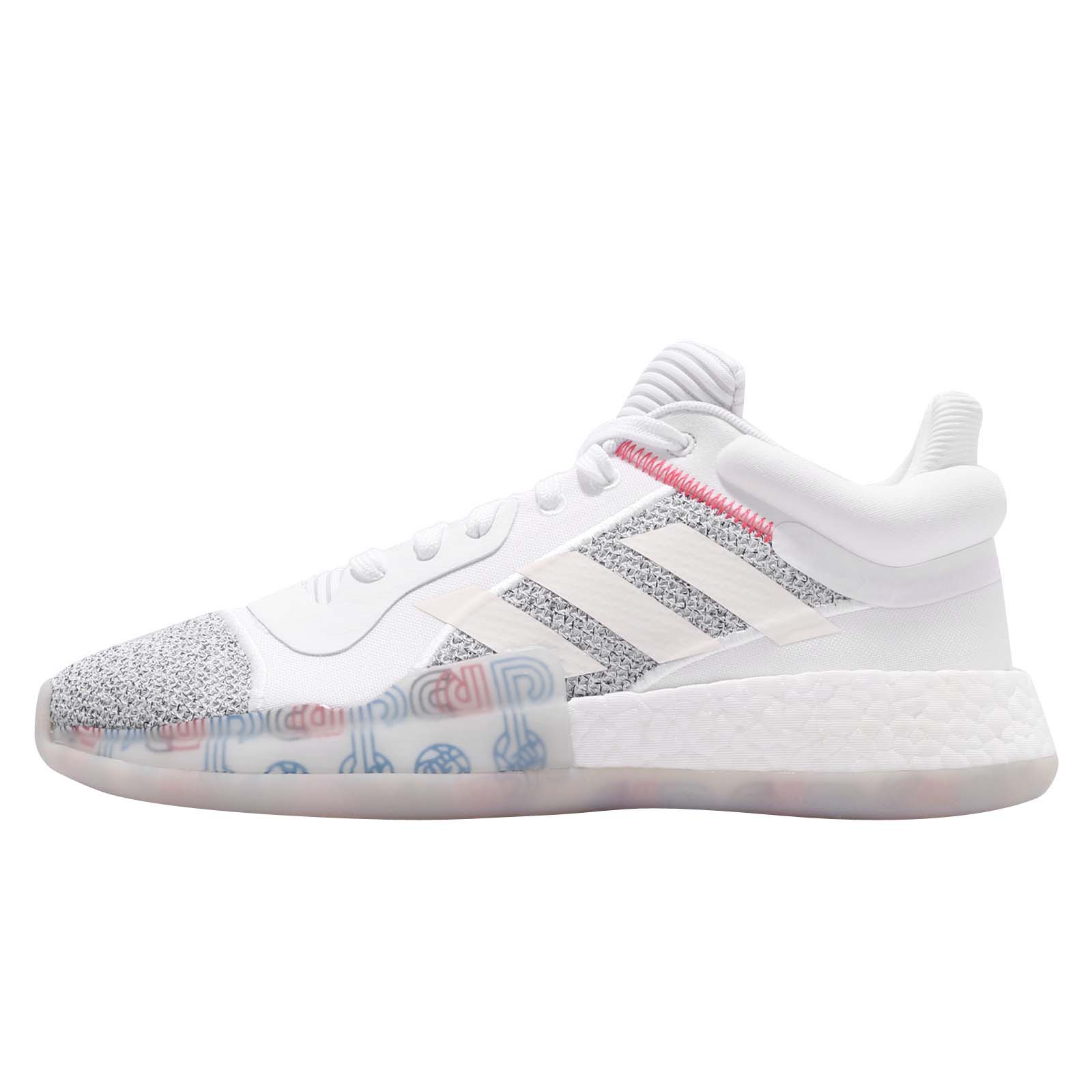 adidas Marquee Boost Low Cloud White Shock Cyan