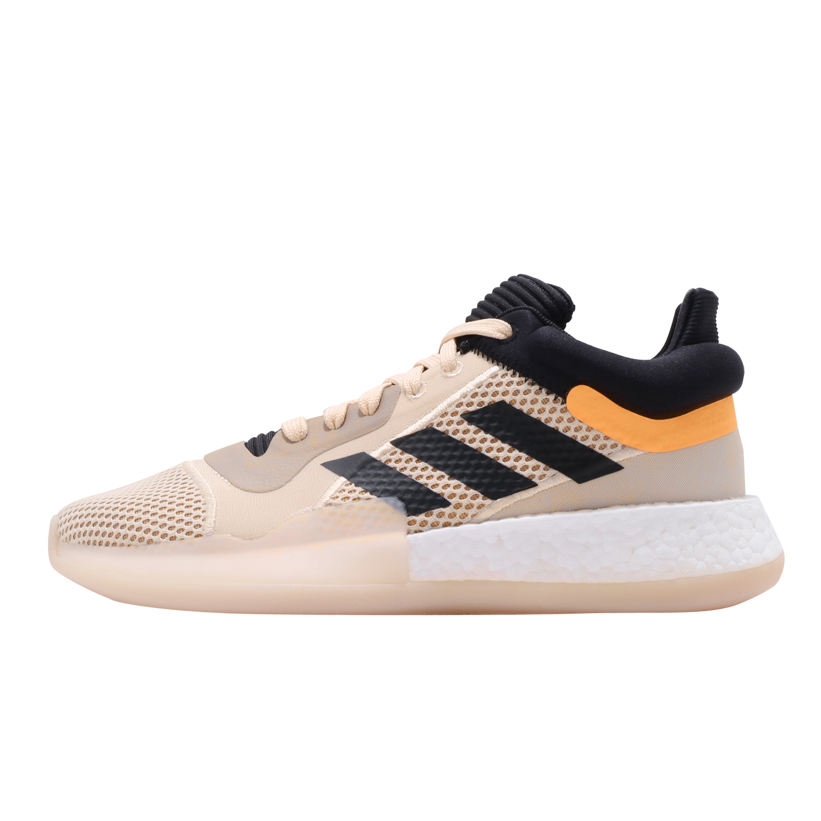 adidas Marquee Boost Low Linen Black Flash Orange