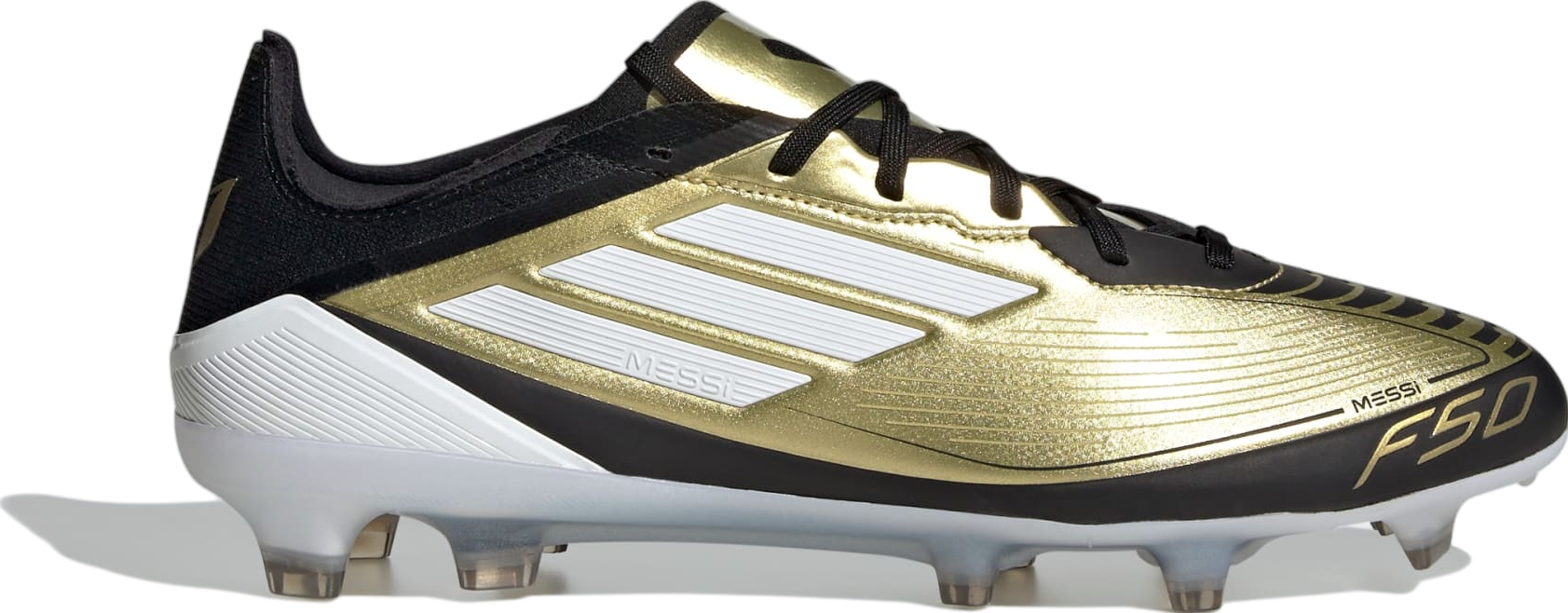 Adidas Messi F50 Pro FG Gold Metallic / Cloud White