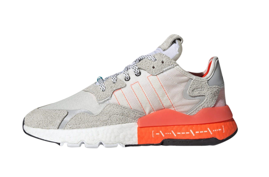 adidas Nite Jogger Cloud White Solar Red