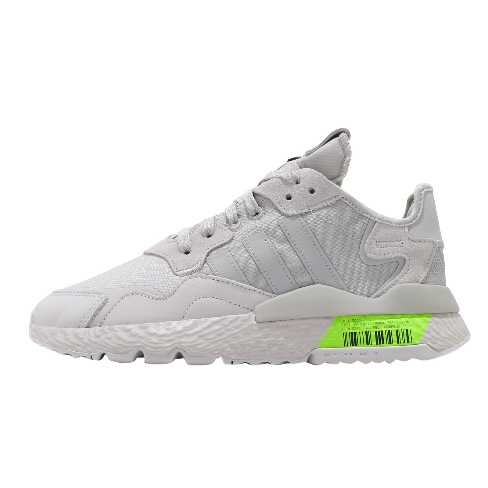 adidas Nite Jogger Grey One Signal Green