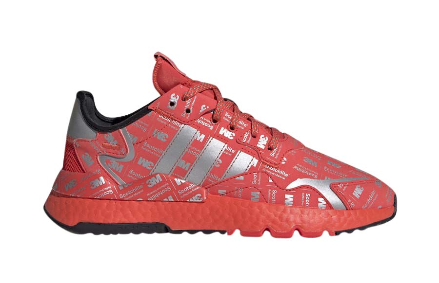 adidas Nite Jogger Hi-Res Red 3M