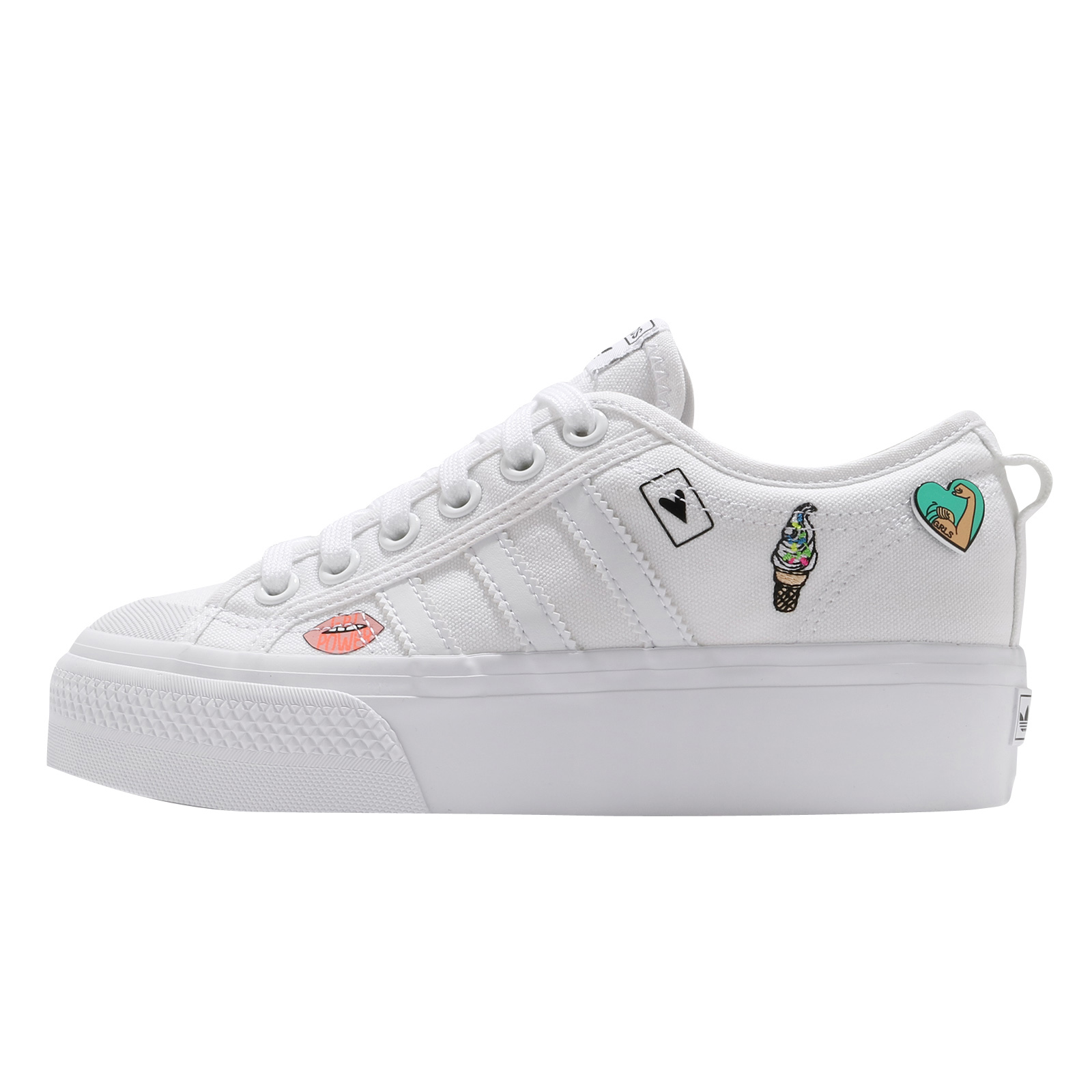 adidas Nizza Platform GS Footwear White