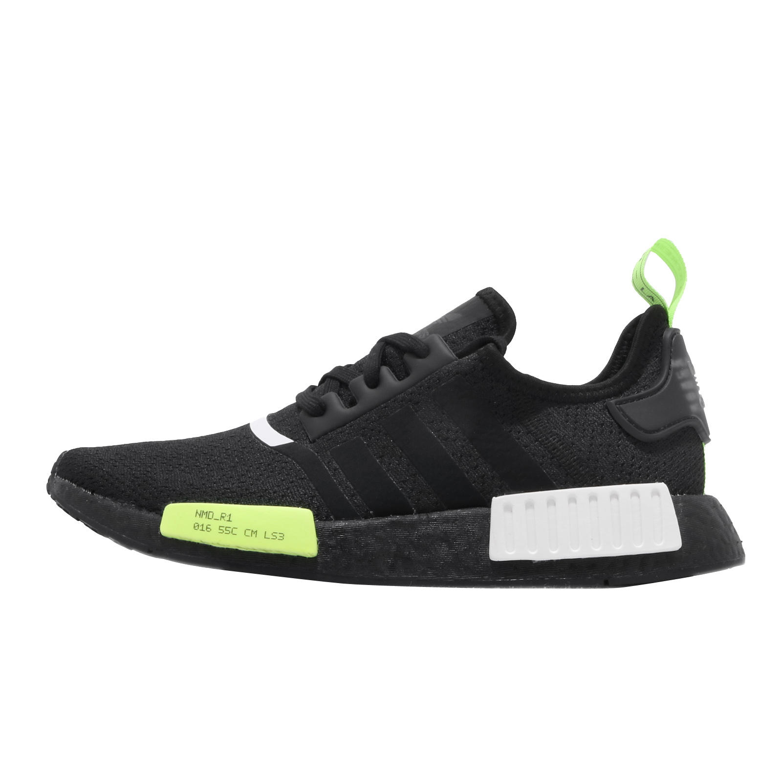 Nmd green and black best sale