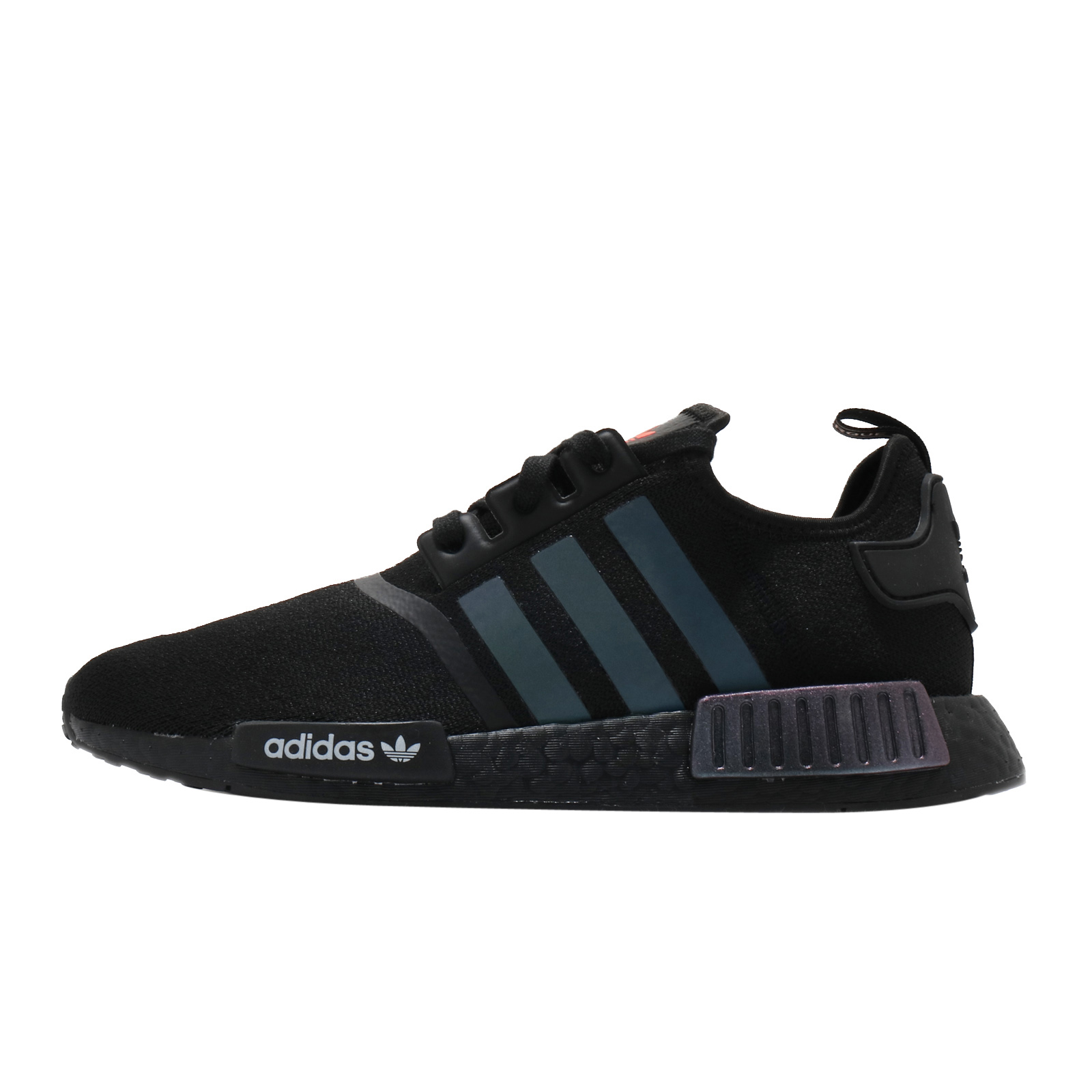 adidas NMD R1 Core Black Solar Orange Purple